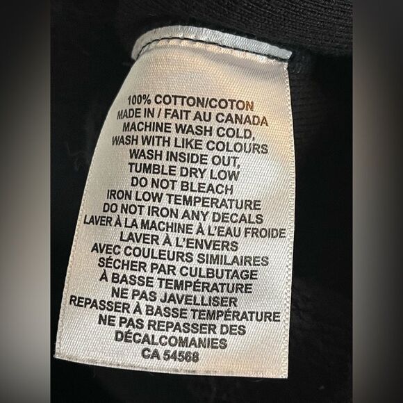 Bianca Chandon Lover Logo Hoodie in black and white. Unisex Large - Picture 6 of 11